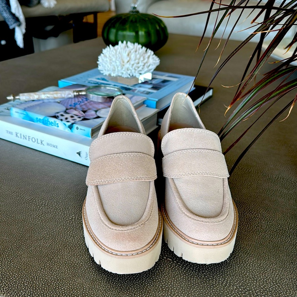 New Dolce Vita suede chunky loafers!